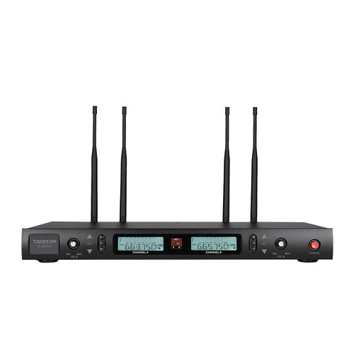 Takstar/得胜 TS-8807SH无线话筒手持式1拖2调频真分集舞台麦克风 - 图2