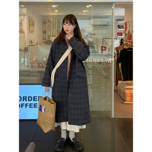 Длинное стеганое зимнее шерстяное пальто для новорожденных