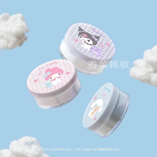 Sanrio, румяна, рассыпчатая пудра, хайлайтер, коллекция 2022, контроль жирного блеска