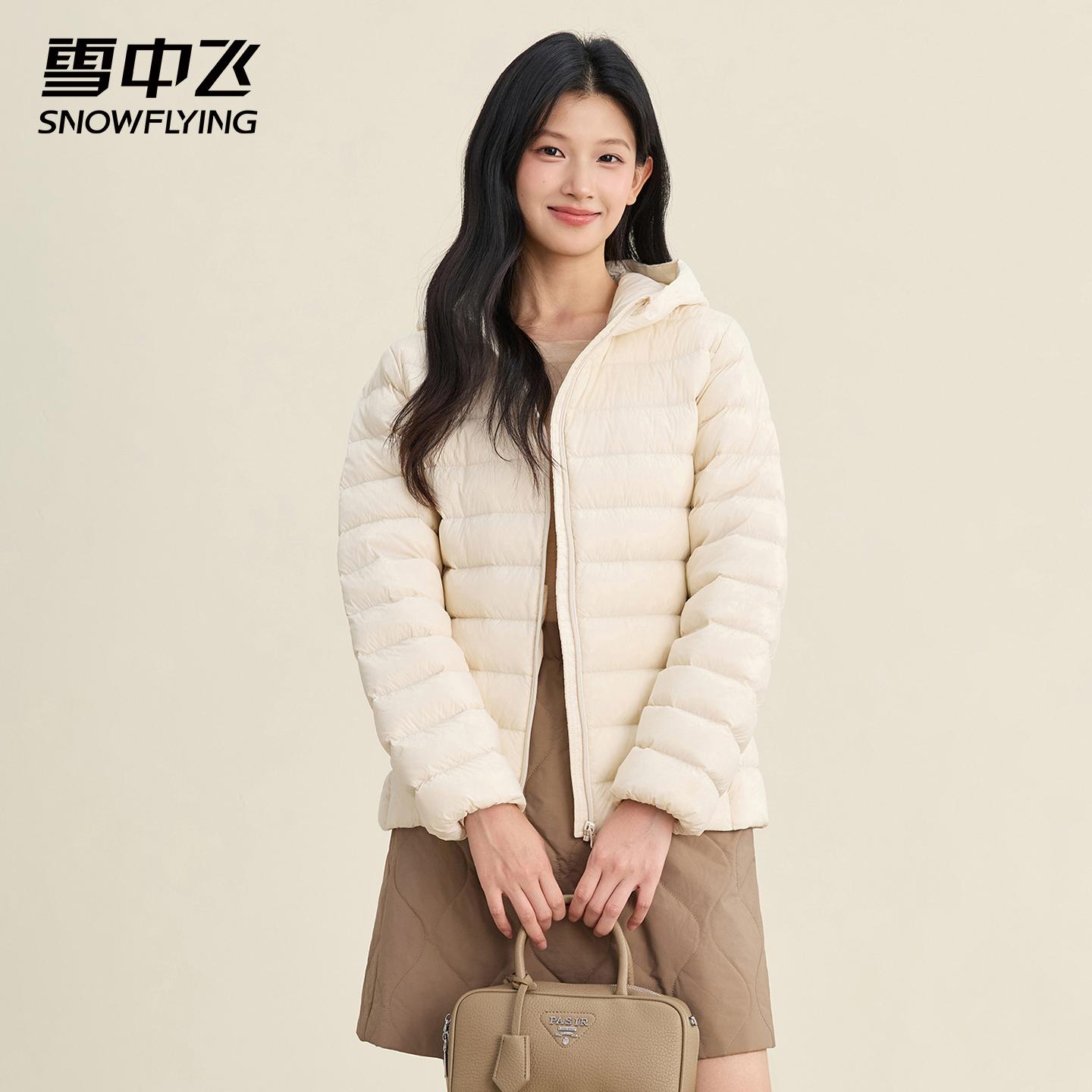 雪中飞轻薄排骨羽绒服女款内胆2025新款秋冬短款休闲男女同款外套