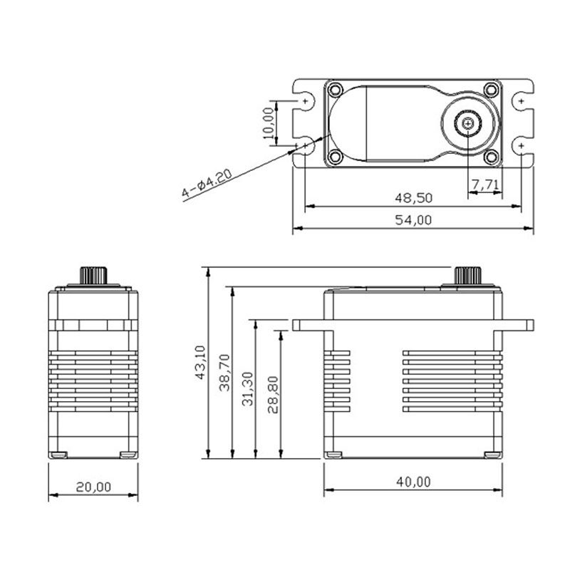kingmaxK8S数码无刷钢齿75kg1/5车固定翼工业标准舵机FutabaA700,淘宝优惠券,粉丝福利购,淘宝优惠卷