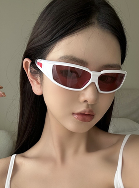 赛博朋克滑雪太阳镜欧美Y2K辣妹