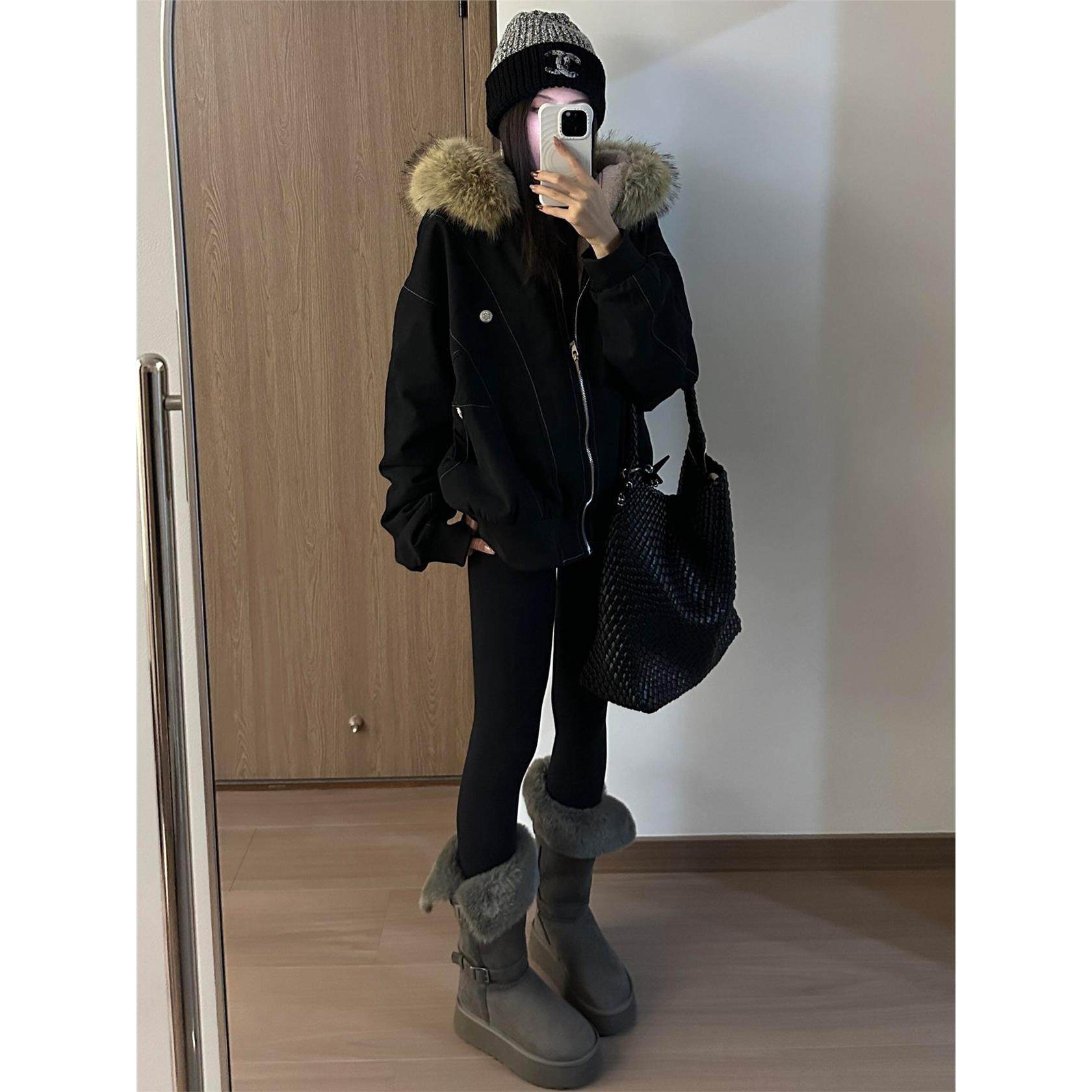 派克服加绒超好看冬装厚外套2025年新款座山雕棉服女学生棉衣棉袄,淘宝优惠券,粉丝福利购,淘宝优惠卷