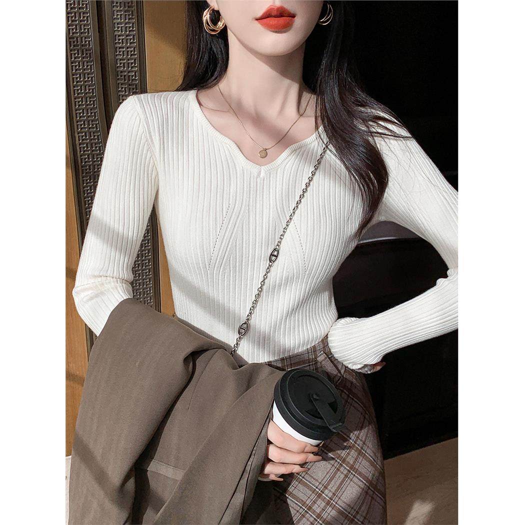 法式秋冬低领黑色打底衫女内搭坑条毛衣高级感修身长袖针织衫上衣,淘宝优惠券,粉丝福利购,淘宝优惠卷