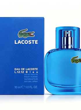 Lacoste鳄鱼蓝白红色中性香水