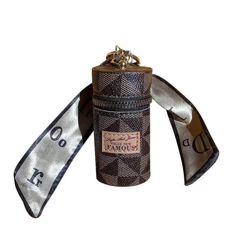 创意丝巾水桶口红包钥匙扣迷你便携收纳包精致情侣高颜值配饰礼物,淘宝优惠券,粉丝福利购,淘宝优惠卷