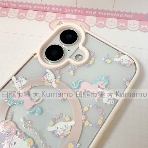 适用iphone17promax苹果16手机壳MagSafe磁吸15支架14透明13独角兽25ultra玉桂狗12花朵17保护套7/8plus/16e - 图2