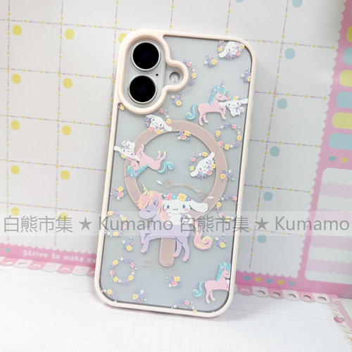 适用iphone17promax苹果16手机壳MagSafe磁吸15支架14透明13独角兽25ultra玉桂狗12花朵17保护套7/8plus/16e - 图1