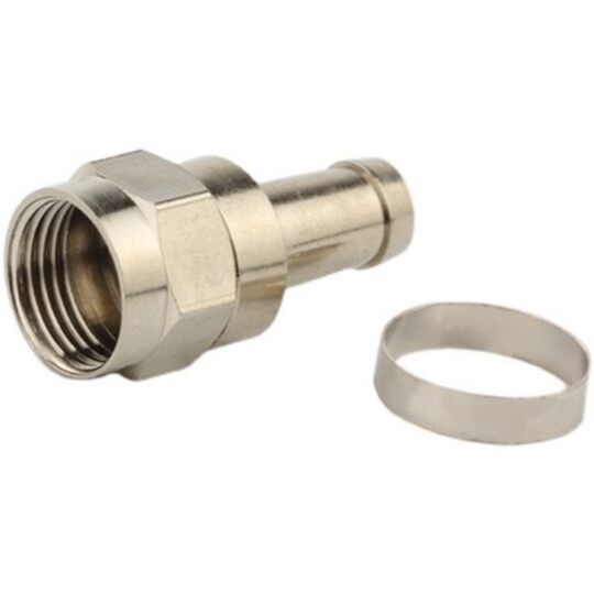 Cable TV connector all-copper F-head inch