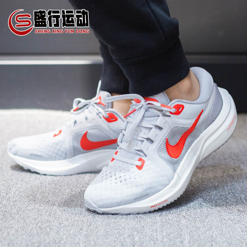 Nike耐克女鞋2023秋季新款AIR ZOOM缓震透气公路跑步鞋DA7698-005 - 图1