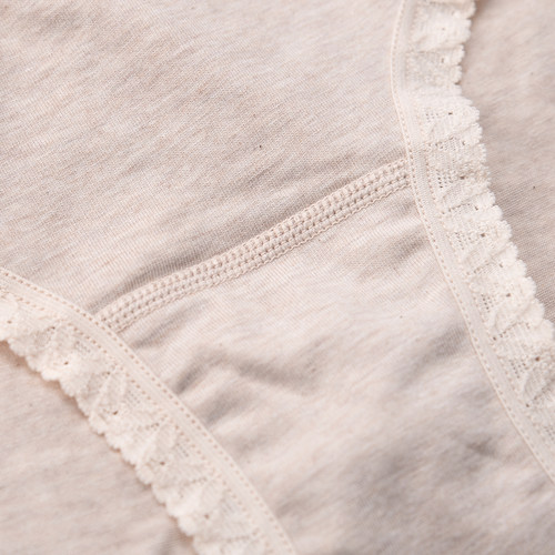 棉元素女士内裤三角裤衩高腰透气95棉弹性棉质面料LC576 - 图2