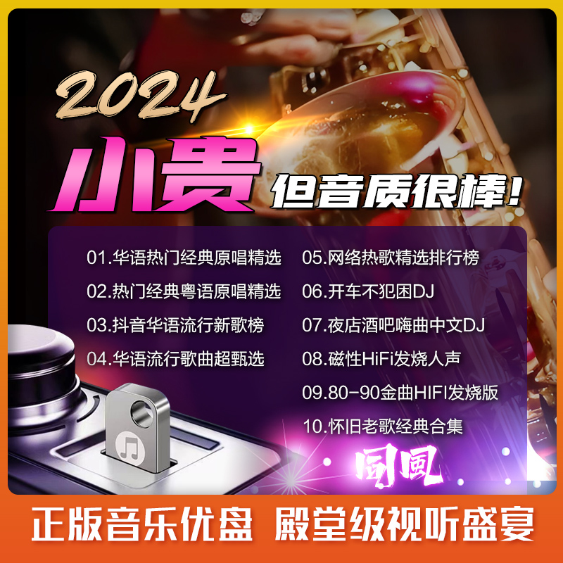 车载u盘歌曲2024高音质广场舞柏林之声无损音乐优盘【正版授权】 - 图0