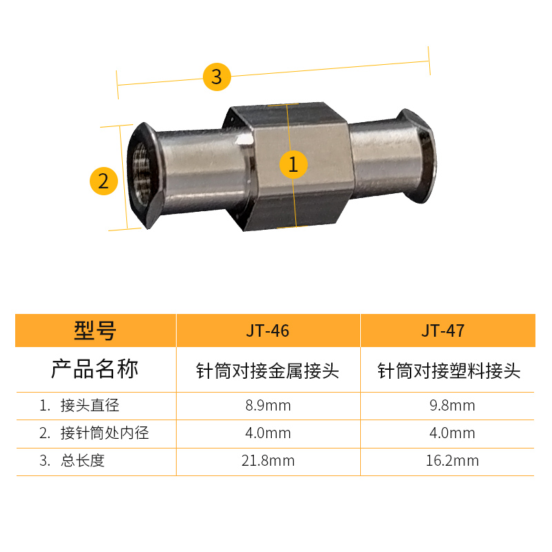 点胶针筒转接头 分装头可对接2个针筒 针筒对接头 外螺纹转接器 - 图0