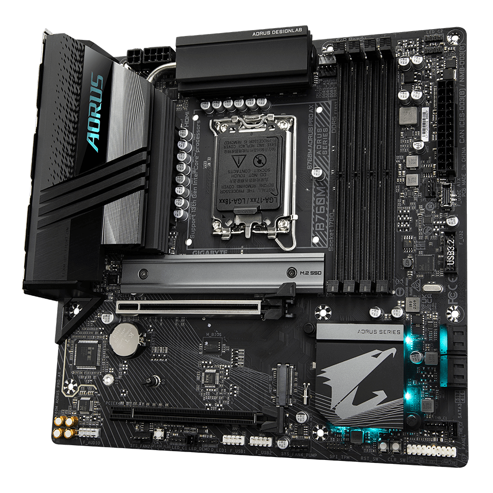 Gigabyte/技嘉 B760M AORUS PRO AX DD5 电竞雕 LGA1700新品主板 - 图3