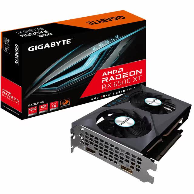 Gigabyte RX6500XT Eagle 4G AMD advanced dual-fan gaming graphics card