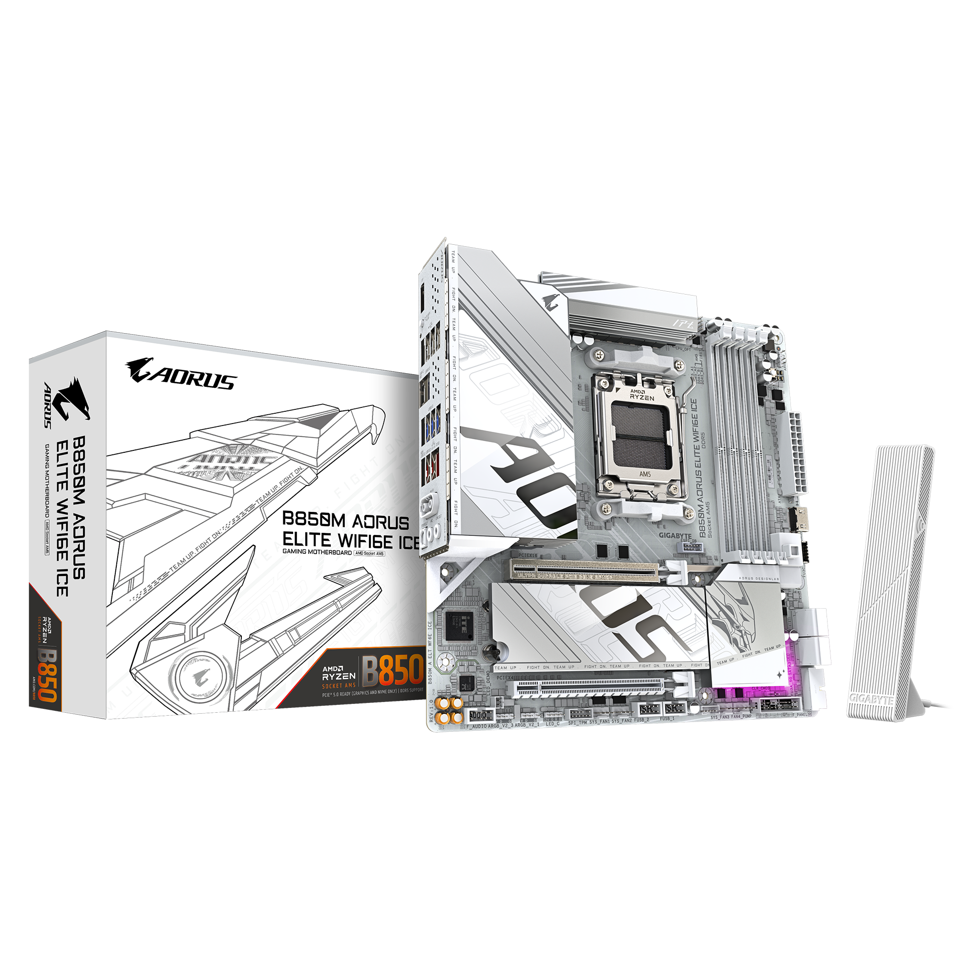Gigabyte/技嘉B650M AORUS ELITE ICE\PRO AX小雕冰雕电竞雕主板
