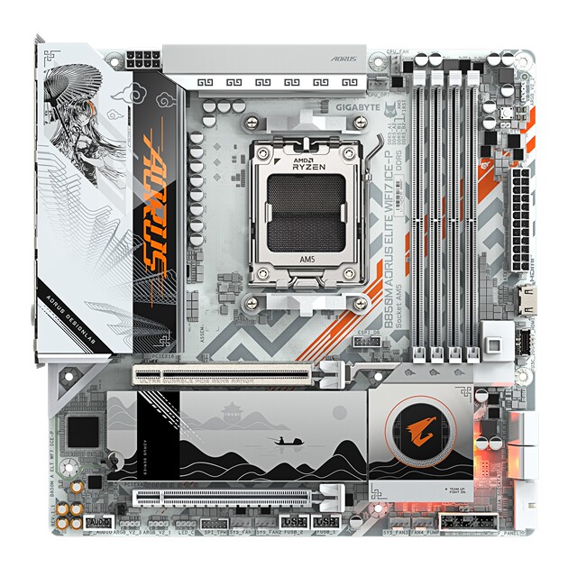 GIGABYTE B850M AORUS ELITE WIFI7 ICE-P stunning new AMD product