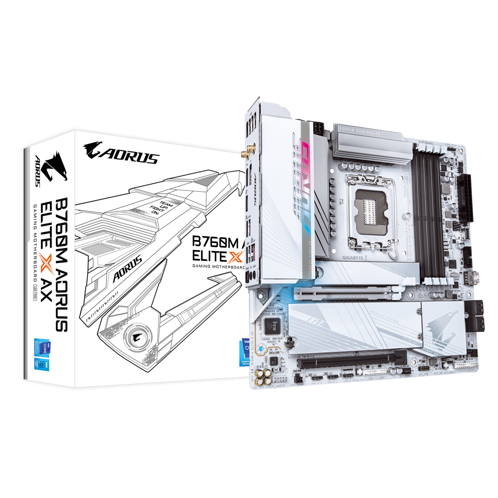 GIGABYTE/技嘉B760M AORUS ELITE X  AX 冰雕新品主板 正品国行 - 图3