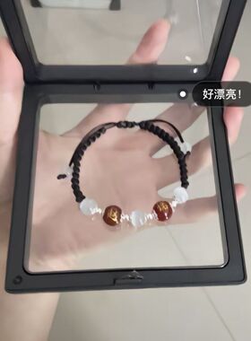 景区定制刻字红玛瑙手绳情侣手链