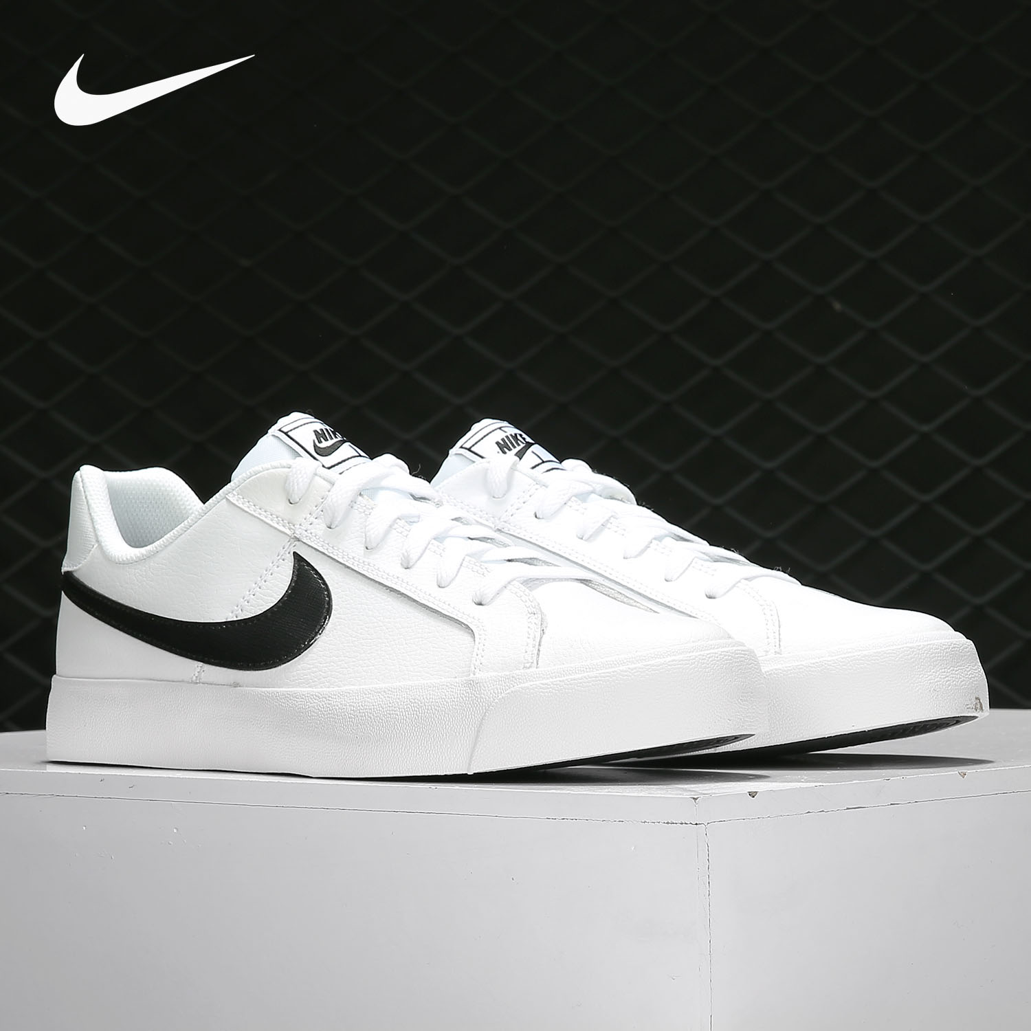 Nike/耐克正品COURT ROYALE AC男女休闲运动板鞋小白鞋BQ4222-103-图1