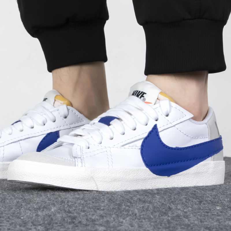 Nike耐克男鞋2022夏季新品BLAZER LOW开拓者小白鞋板鞋DQ8768-100-图0