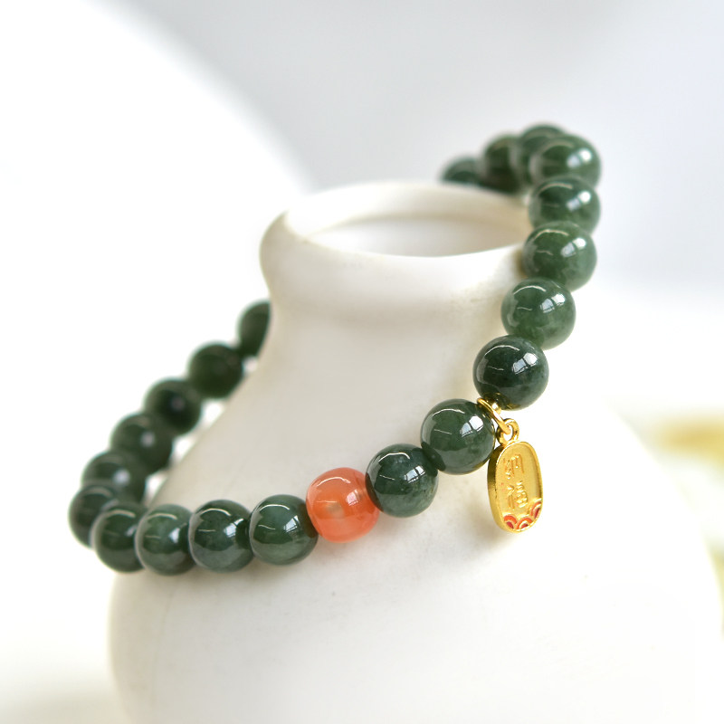 翡翠手串女男油青东海水晶玛瑙玉石散珠子项链吊坠玉手串南红手链,淘宝优惠券,粉丝福利购,淘宝优惠卷
