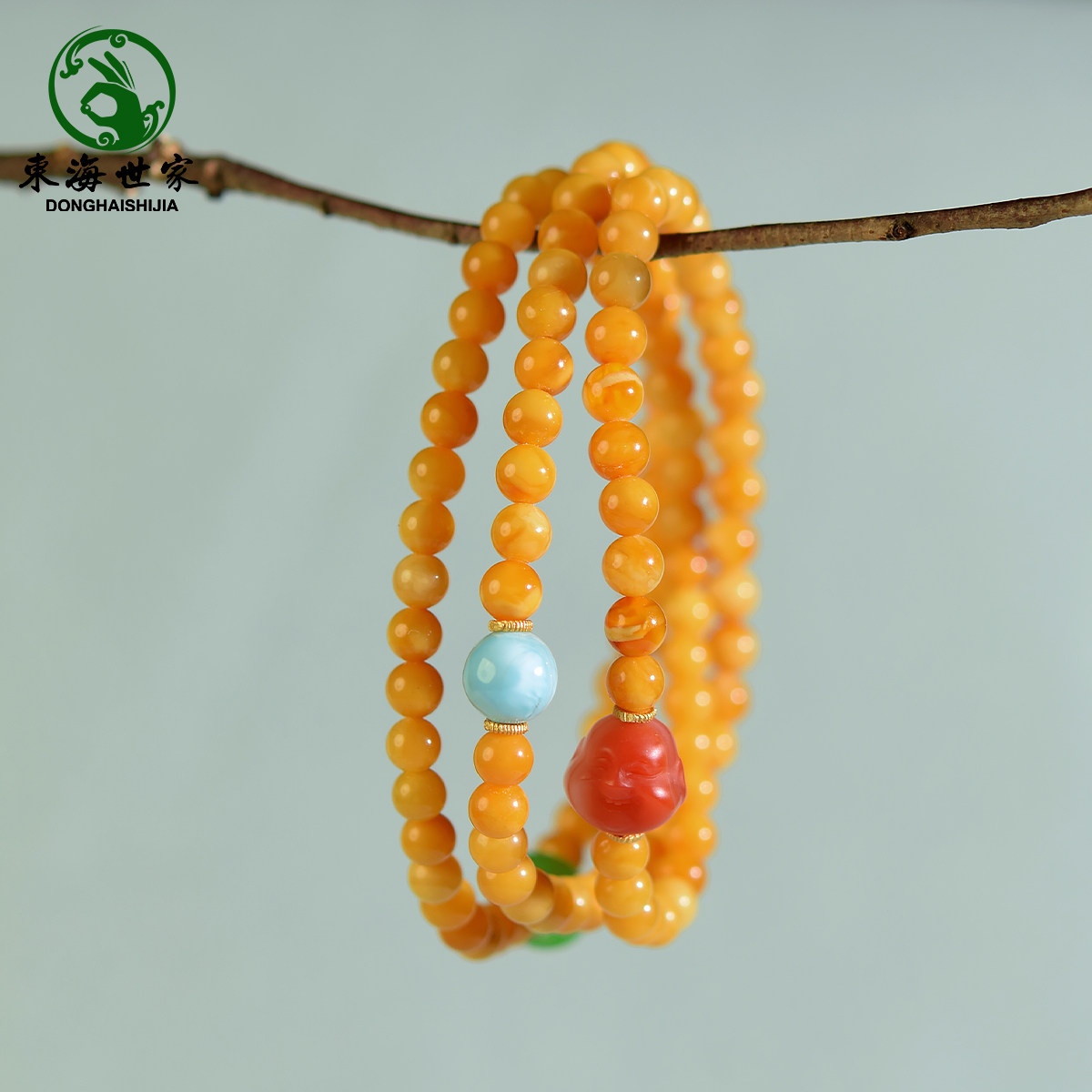 蜜蜡手串女男玛瑙佛头吊坠海纹石老花蜡珠子串珠蜜蜡散珠佛珠手链,淘宝优惠券,粉丝福利购,淘宝优惠卷