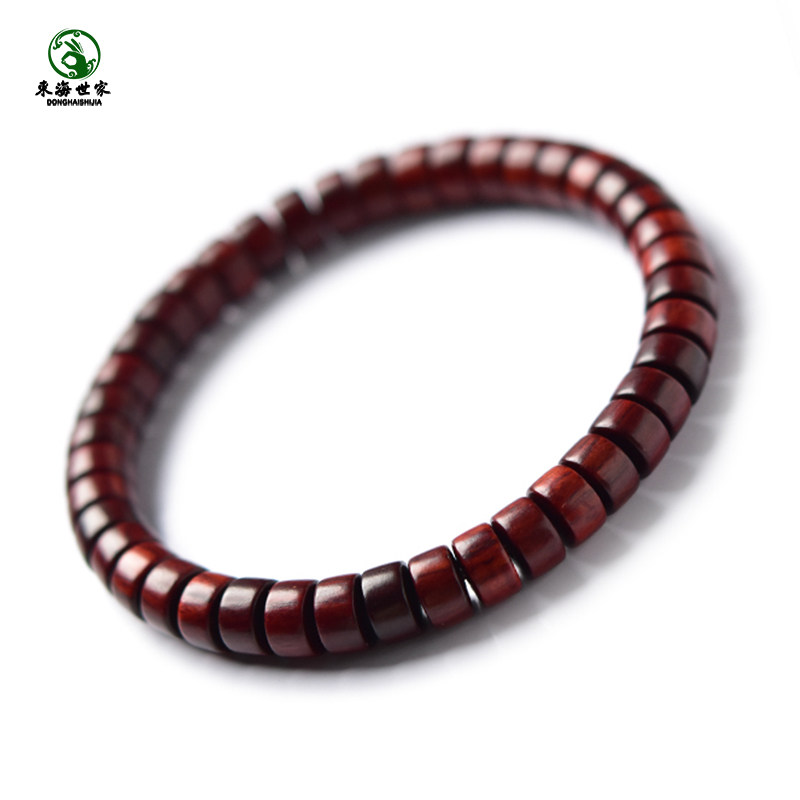 小叶紫檀手串药片珠男士文玩散珠天珠猛犸扎基拉姆配饰檀木手链女,淘宝优惠券,粉丝福利购,淘宝优惠卷