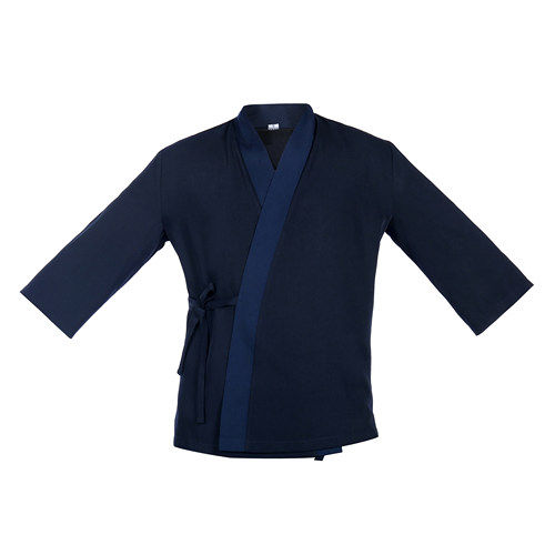 日本料理店厨师服工作服铁板烧日式和服和风寿司店男服务员春秋装 - 图3