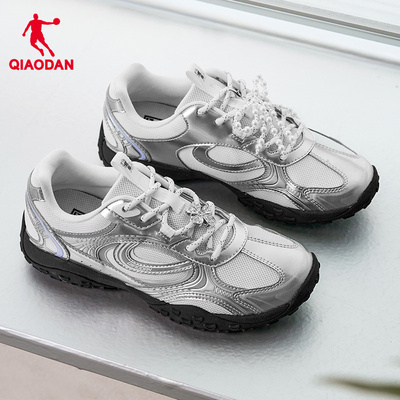 乔丹银色芭蕾鞋运动休闲鞋女