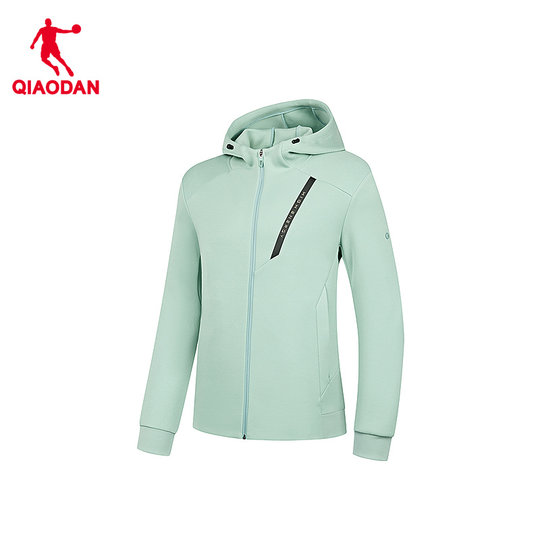 中国乔丹连帽针织外套男士2025冬季新款休闲舒适官方正品商场同款