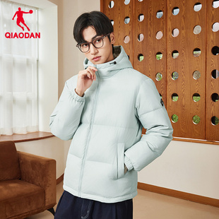 乔丹男款羽绒服 抗静电防风保暖