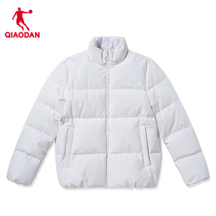 乔丹抗寒羽绒服女冬季新款女士短款加厚保暖外套鸭绒上衣面包服