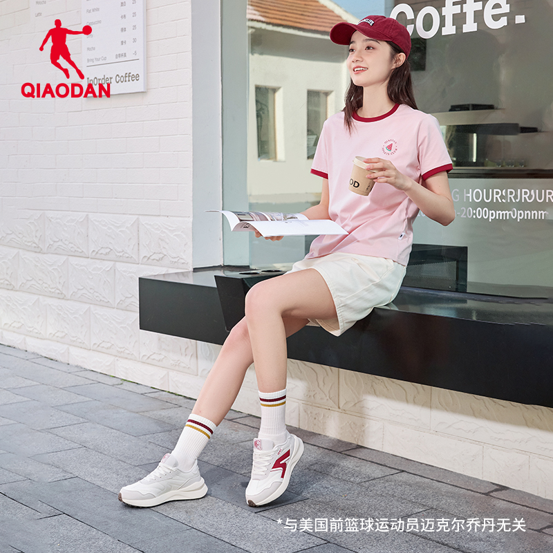 乔丹独白2.0休闲鞋2025春季鞋子厚底增高加绒保暖复古女鞋运动鞋