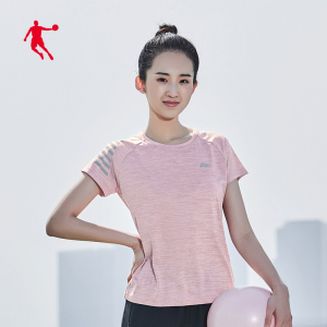 乔丹女子短袖T恤2021夏季新款