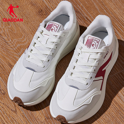 乔丹加绒保暖复古休闲鞋女