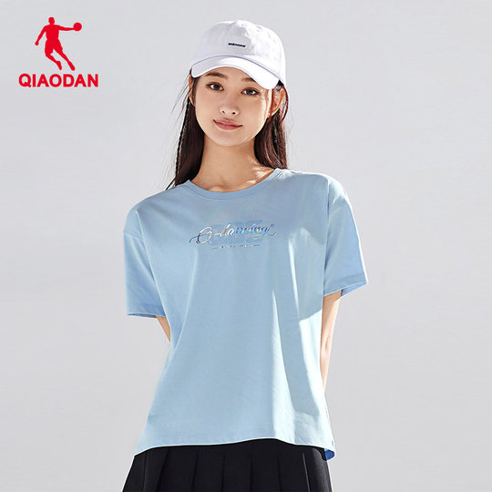 Jordan Kurzarm-T-Shirt Damen Rundhals lässig atmungsaktiv