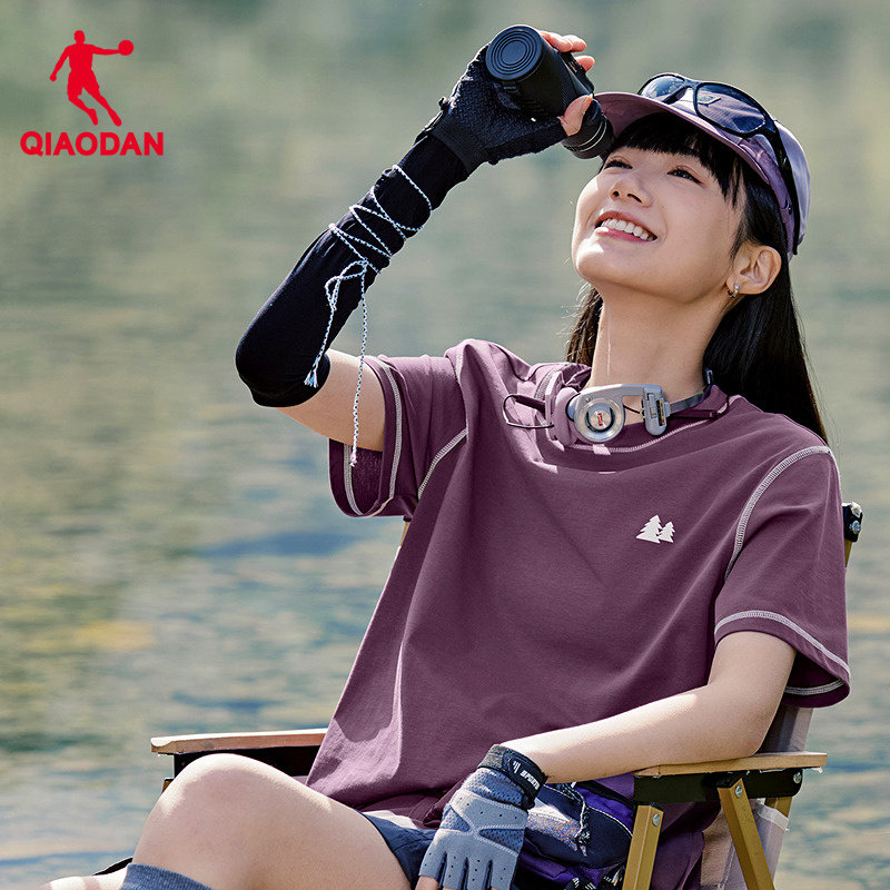 乔丹速干短袖t恤女士2026春季新款商场同款户外透气百搭时尚上衣,淘宝优惠券,粉丝福利购,淘宝优惠卷