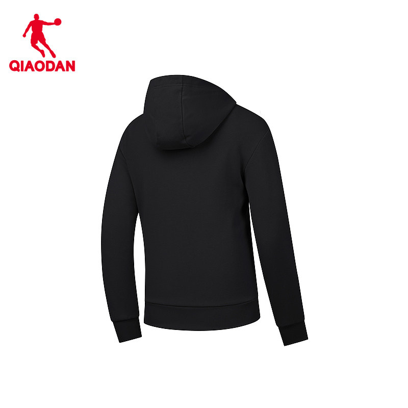 中国乔丹运动卫衣女士2026春季连帽套头潮流百搭修身针织上衣,淘宝优惠券,粉丝福利购,淘宝优惠卷