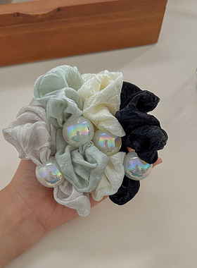复古法式人鱼姬色高级感大肠发圈