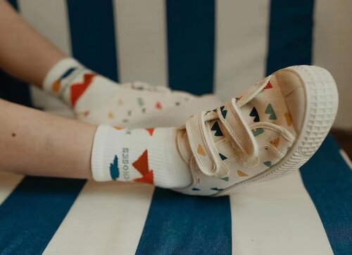 折 现货 BOBO CHOSES X NOVESTA 限量合作款儿童多款潮流帆布鞋子 - 图1