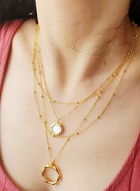 葡萄牙小众品牌风ins网红项链