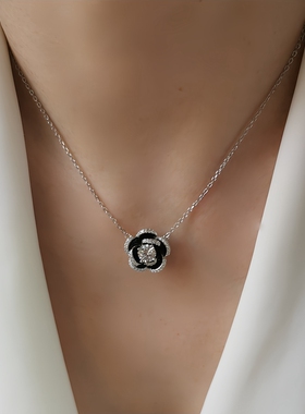 生日礼物莫桑石轻奢小众锁骨链