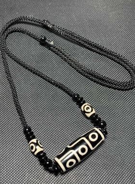 玛瑙男女藏式吊坠民族风九眼天珠