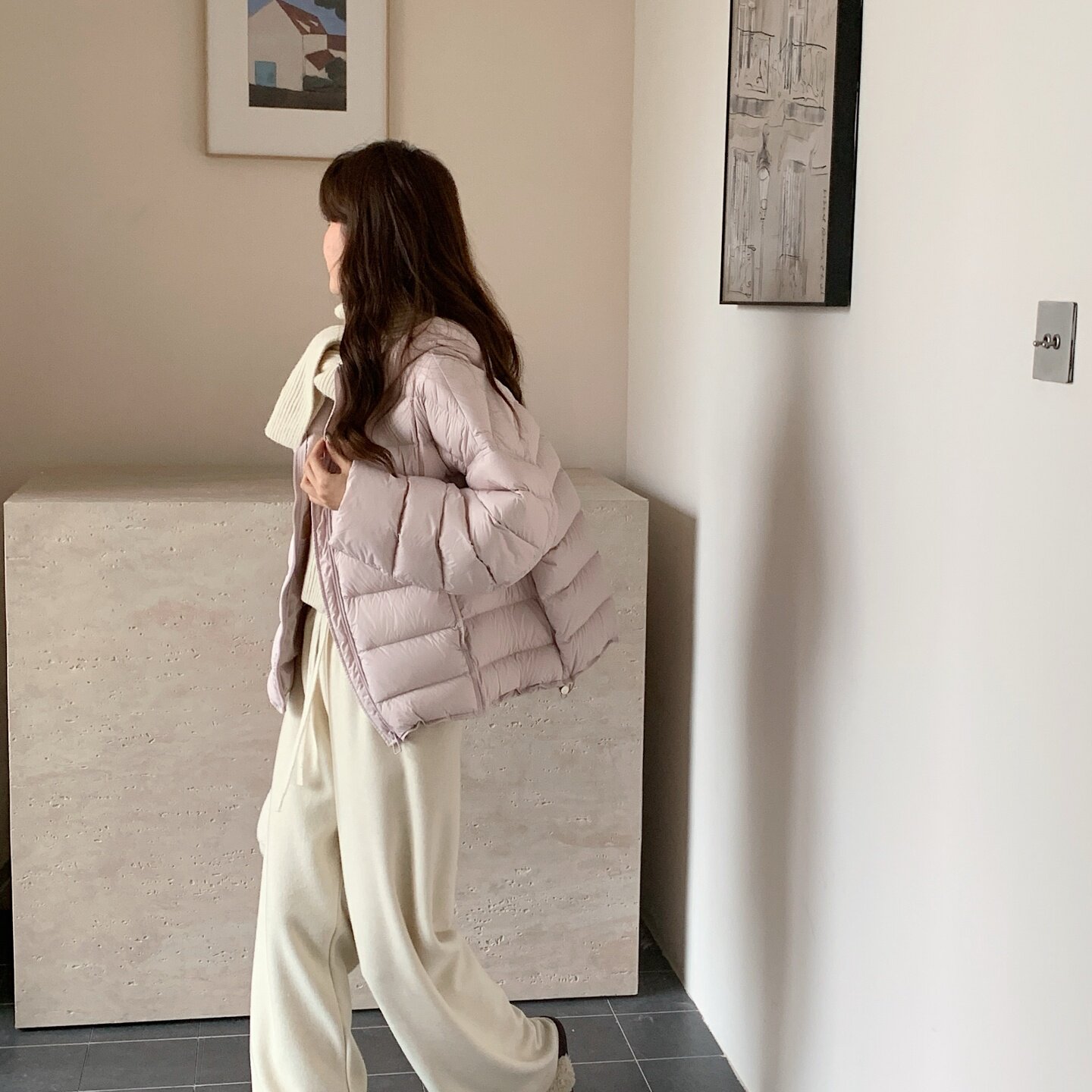 2025冬季新款短款羽绒服女时尚洋气时髦保暖90白鸭绒排骨女士外套