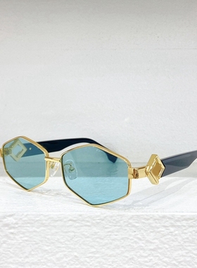 金属多边形太阳眼镜遮阳防紫外线