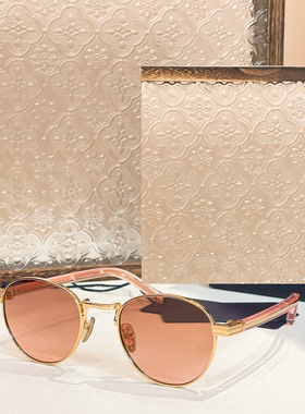 时尚网红风遮阳墨镜男女款圆形框