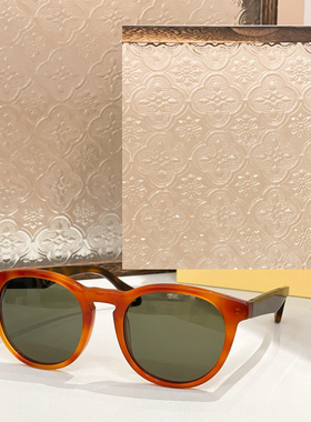 时尚复古风遮阳墨镜男女款圆框