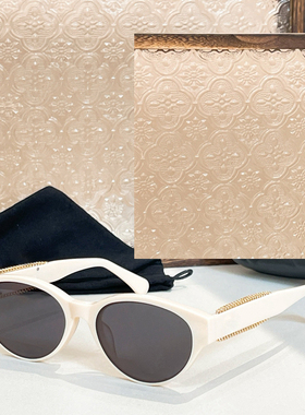时尚网红风椭圆小框遮阳墨镜男女