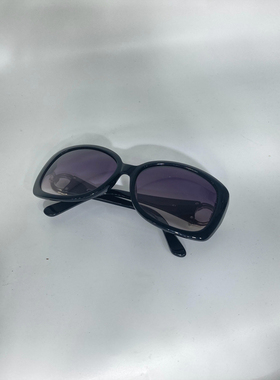 板材方形框太阳眼镜女款1245时尚遮阳墨镜男款渐变灰防紫外线黑色